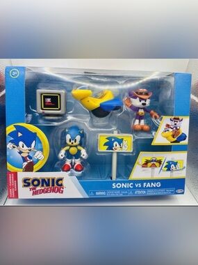 Sonic the Hedgehog  2.5" SUPER STARS SET Fang Marvelous Queen Jakks~ NEW in BOX